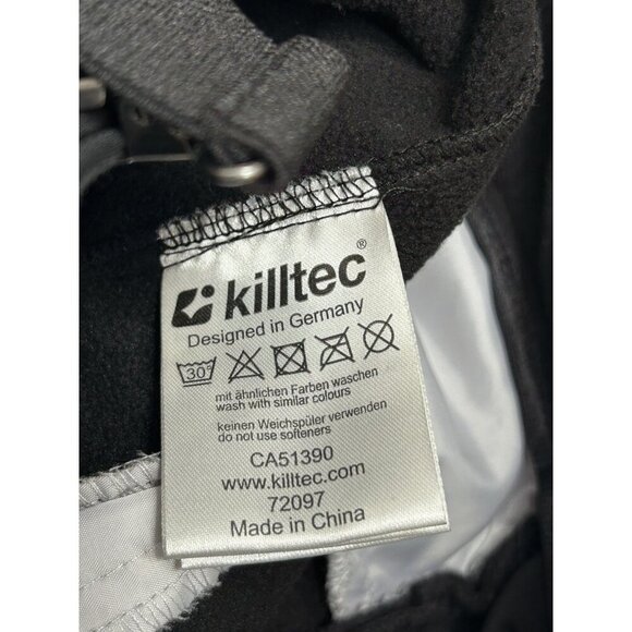 Killtec Ski Snow Pants Women's Size 8 Level 5 Detachable Straps Black Waterproof - Picture 8 of 13